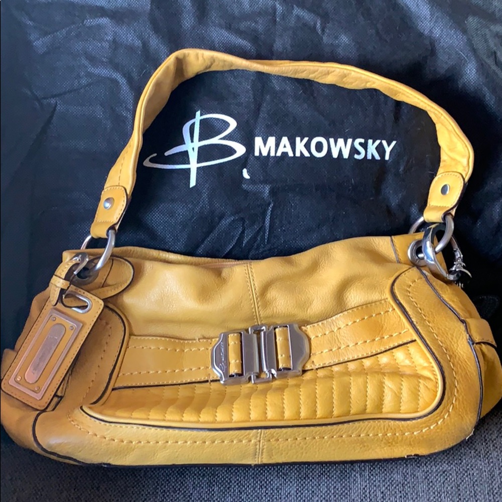 B. Makowsky Merigold Leather Shoulder Bag